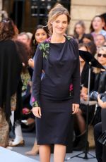 Prregnant LOUISE BOURGOIN at Le Defile L