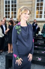 Prregnant LOUISE BOURGOIN at Le Defile L