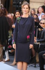 Prregnant LOUISE BOURGOIN at Le Defile L
