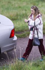 RACHEL MCADAMS on the Set of Eurovision in Edinburgh 09/30/2019