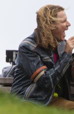 RACHEL MCADAMS on the Set of Eurovision in Edinburgh 10/01/2019