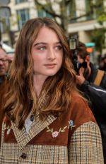 RAFFEY CASSIDY at Miu Miu Show at Paris Fashion Week 10/01/2019