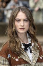 RAFFEY CASSIDY at Miu Miu Show at Paris Fashion Week 10/01/2019