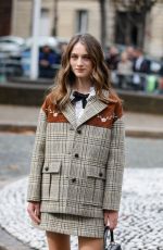 RAFFEY CASSIDY at Miu Miu Show at Paris Fashion Week 10/01/2019