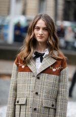 RAFFEY CASSIDY at Miu Miu Show at Paris Fashion Week 10/01/2019