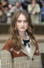 RAFFEY CASSIDY at Miu Miu Show at Paris Fashion Week 10/01/2019