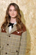 RAFFEY CASSIDY at Miu Miu Show at Paris Fashion Week 10/01/2019