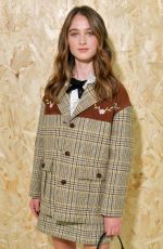 RAFFEY CASSIDY at Miu Miu Show at Paris Fashion Week 10/01/2019