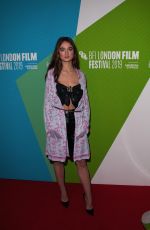 RAFFEY CASSIDY at The Other Lamb Premiere at BFI London Film Festival 10/11/2019