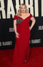 REBEL WILSON at Jojo Rabbit Premiere in Los Angeles 10/15/2019