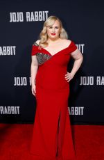 REBEL WILSON at Jojo Rabbit Premiere in Los Angeles 10/15/2019