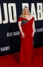 REBEL WILSON at Jojo Rabbit Premiere in Los Angeles 10/15/2019