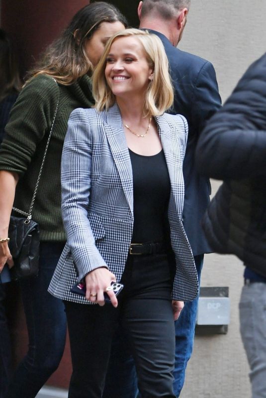 REESE WITHERSPOON Arrives at Morning Show in New York 10/27/2019