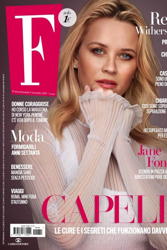 REESE WITHERSPOON in F Magazine, November 2019