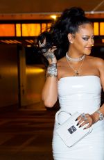 RIHANNA at Her Hairstylist Yusef Williams