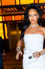 RIHANNA at Her Hairstylist Yusef Williams
