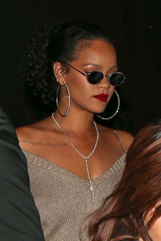 RIHANNA Leaves Nice Guy in West Hollywood 10/22/2019