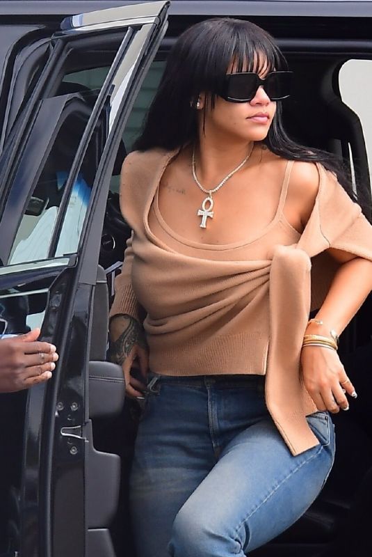RIHANNA Out and About in New York 09/30/2019