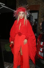 RITA ORA at Chiltern Firehouse in London 10/21/2019