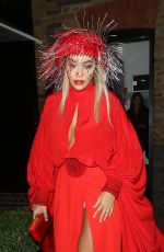 RITA ORA at Chiltern Firehouse in London 10/21/2019