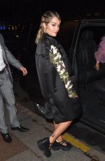 RITA ORA at Miu Miu After-party Dinner in Paris 10/01/2019