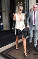 RITA ORA Leaves Her Hotel in Paris 10/01/2019