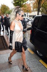 RITA ORA Leaves Her Hotel in Paris 10/01/2019