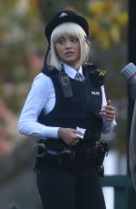 RITA ORA on the Set of Oliver Remake in London 10/22/2019