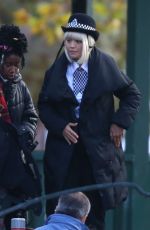 RITA ORA on the Set of Oliver Remake in London 10/22/2019
