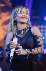 RITA ORA Performs at American Express Gold Launch at Casino Del Bosque in Mexico City 10/17/2019