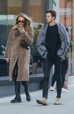 ROMEE STRIJD and Laurens Van Leeuwen Out in New York 10/23/2019