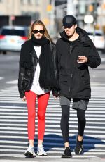 ROMEE STRIJD and Laurens Van Leeuwen Out in New York 10/26/2019