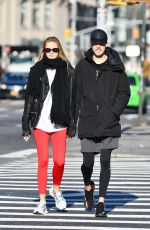 ROMEE STRIJD and Laurens Van Leeuwen Out in New York 10/26/2019