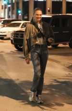 ROMEE STRIJD Leaves Zinque Caffee in West Hollywood 10/21/2019