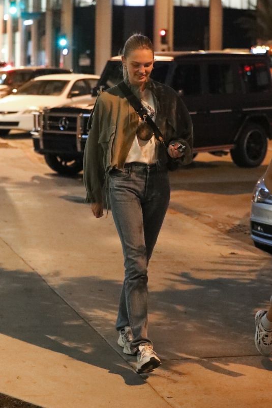 ROMEE STRIJD Leaves Zinque Caffee in West Hollywood 10/21/2019