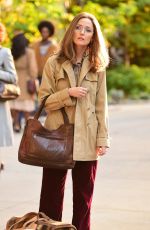 ROSE BYRNE on the Set of Mrs. America in New York 10/26/2019