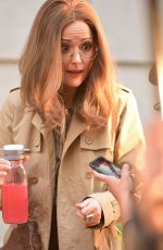ROSE BYRNE on the Set of Mrs. America in New York 10/26/2019