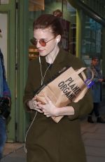 ROSE LESLIE Out and About in London 10/04/2019