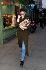 ROSE LESLIE Out and About in London 10/04/2019