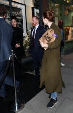 ROSE LESLIE Out and About in London 10/04/2019