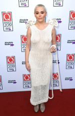 ROSE MCGOWAN at W Awards in London 10/16/2019