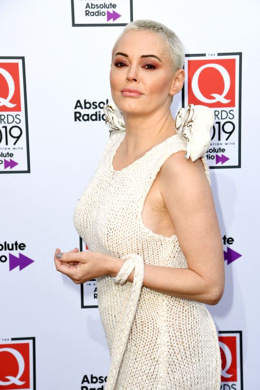 ROSE MCGOWAN at W Awards in London 10/16/2019