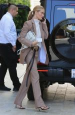 ROSIE HUNTINGTON-WHITELEY Arrives at a Meeting in Beverly Hills 10/08/2019
