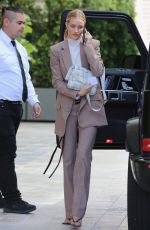 ROSIE HUNTINGTON-WHITELEY Arrives at a Meeting in Beverly Hills 10/08/2019