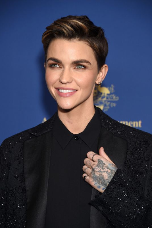 RUBY ROSE at 8th Annual Australians in Film Awards Gala & Benefit Dinner in Century City 10/23/2019