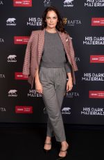 RUTH WILSON at His Dark Materials Premiere in Cardif 10/17/2019