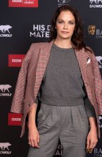 RUTH WILSON at His Dark Materials Premiere in Cardif 10/17/2019