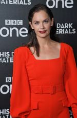 RUTH WILSON at His Dark Materials Premiere in London 01/15/2019