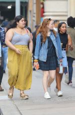 SADIE SINK Out and About in New York 10/01/2019