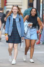 SADIE SINK Out and About in New York 10/01/2019